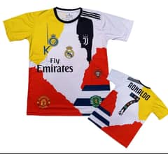 RONALDO ALL CLUBS IN ONE SHIRT