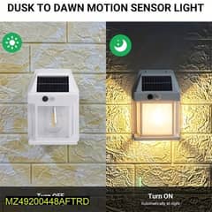 solar outdoor wall light