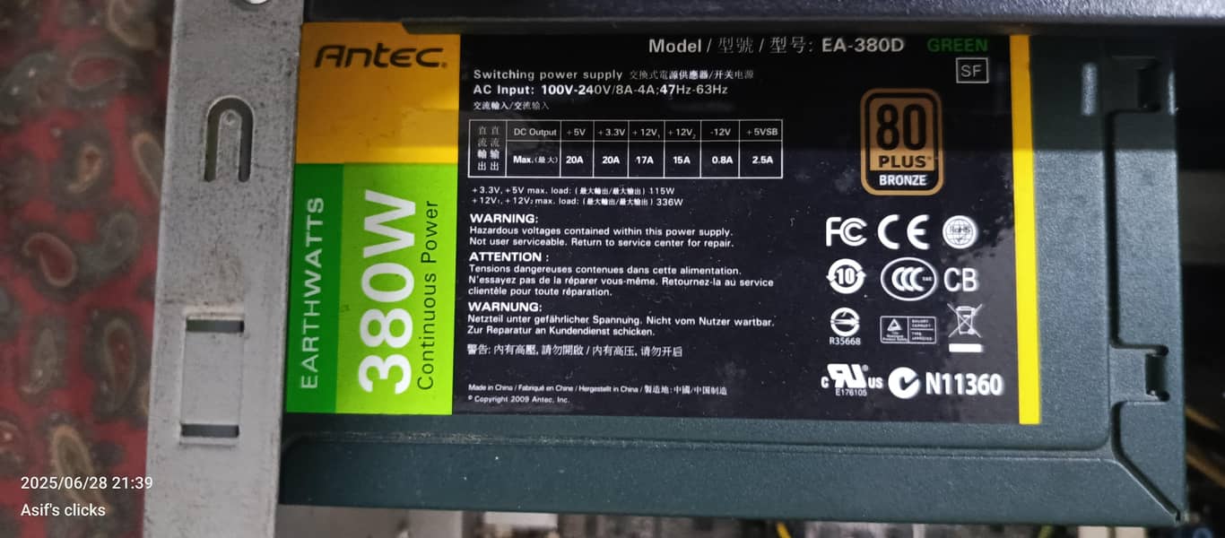 Core i7 3770 3rd generation complete cpu 5