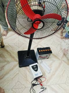 bettry charger fan and lights