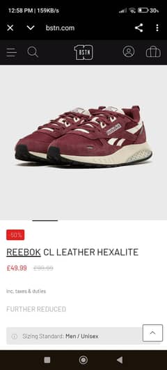 Orignal Reebok Brand shoes