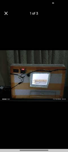 12 v DC incubator semi-automatic