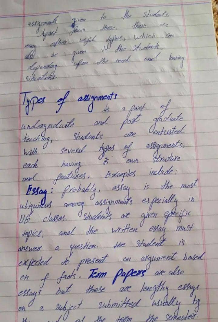 writing assignment 1