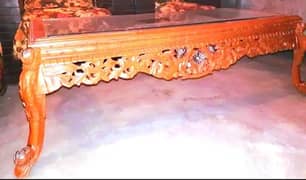 wooden table set