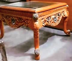 wooden table set