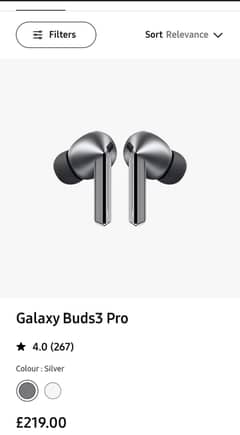 Brand new Boxed Samsung Galaxy Buds 3 pro