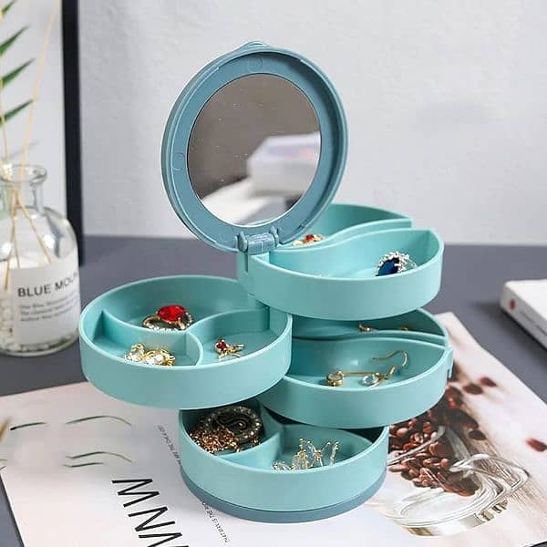 4 Layer Jewelry Box With in built Mirror Design Multi 4 layer 2