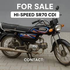 Hi-Speed 70cc Bike For Sale – 2022 Model