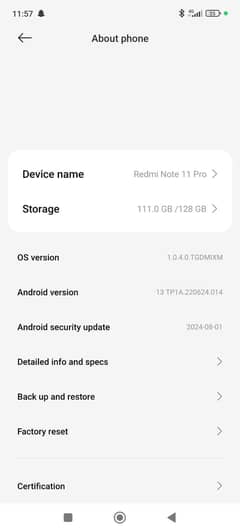 Redmi Note 11 pro