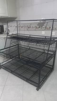 5 step metal dish stand move able  forsale  contact 03010011148