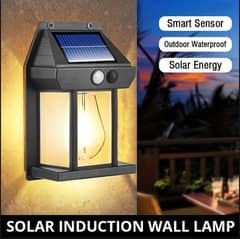 Solar Sensor Lamp With Smart Sensor and Waterproof Design - 1 Pc
