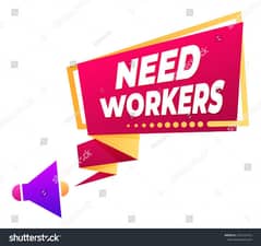 worker required for food stall