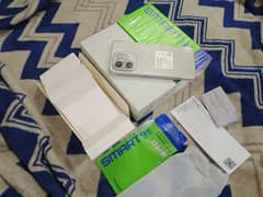 Infinix smart 9 HD 4+4 64 with box . 8 months warranty read add plz