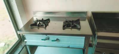 commercial Stove 2 Burner &Hot Plate
