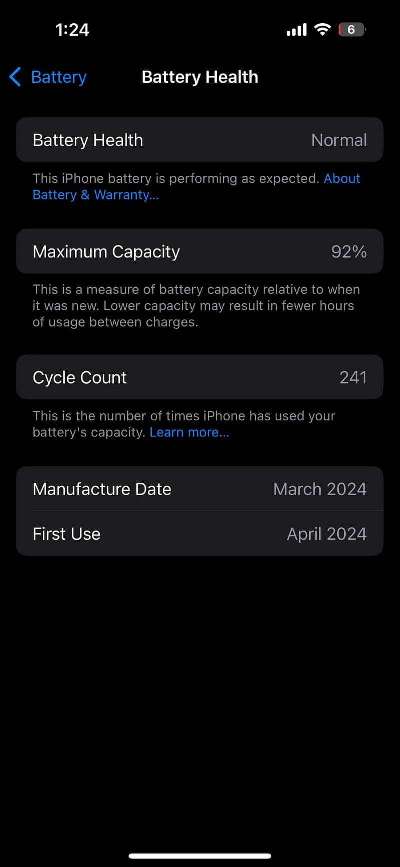 iPhone 15 LLA FU Non PTA one month E Sim Time available only 1