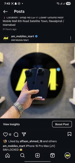 IPhone 16 Pro Max JV 1TB Black Titanium System Active Only Set