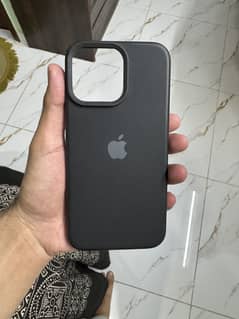 for Iphone 15 pro max 2 covers Black & Transparent (Magsafe)