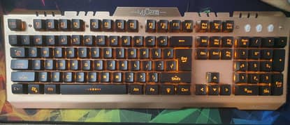 Gaming Keyboard with Yellow LED – Like New, Great Deal