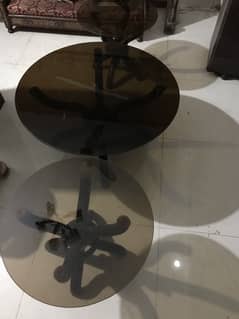 3 Wooden Center Tables Set