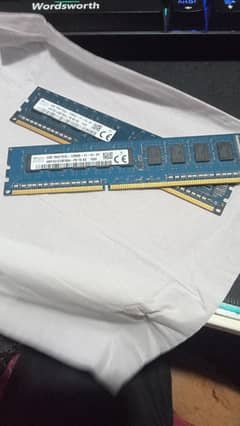 8gb DDR3 ram 1600 mhz
