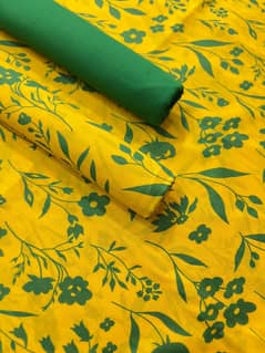 Unstitched Bonanza satrangi 2 piece in cheap price