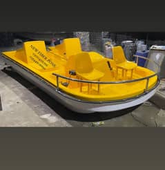 Fiberglass 04 seater paddle boat