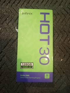 Infinix Hot 30 Mobile cell 8+8/128 gb with box charger