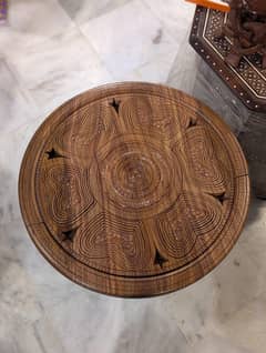 dry fruit  basket  table in pure  sheesham wood