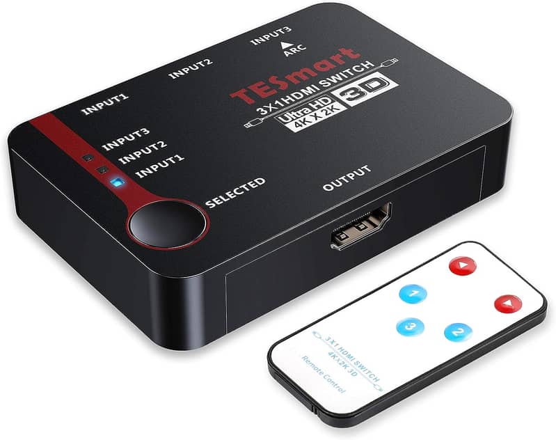 Multi-viewer 4x1 Switcher  HDMI Quad Screen Segmentati 5 Viewing Modes 5