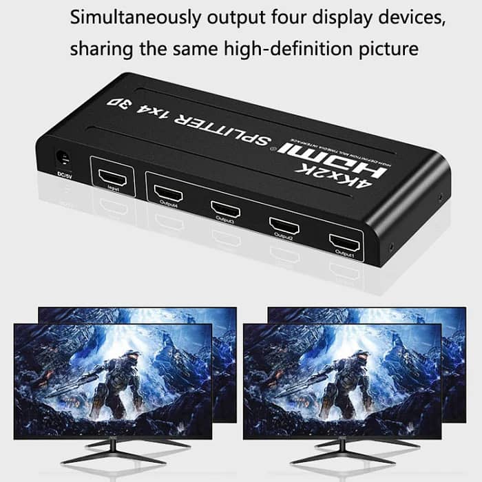 Multi-viewer 4x1 Switcher  HDMI Quad Screen Segmentati 5 Viewing Modes 17