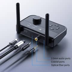 Three-in-One Bluetooth 5.3 Supports Optical Fiber Music Receiver