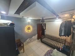 LUXURY FLAT FOR 2 BED DD WITH ROOF  ON SALE IN GULSHAN-E-IQBAL KDA LES