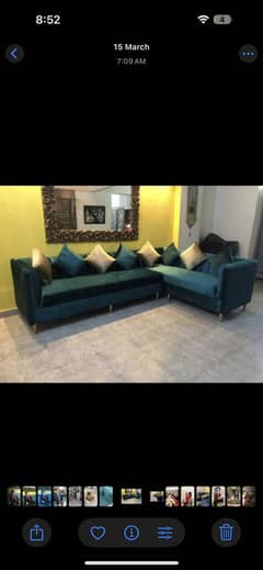 L shaped 7 seater Sofa