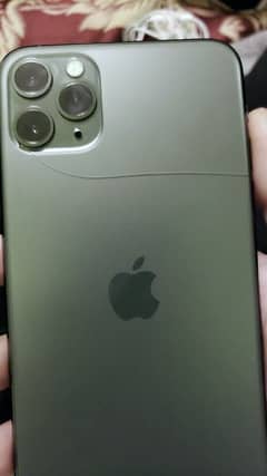 Iphone 11 pro max 10/10 but back break clean btry 78 non pta