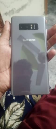 snmsung note 8 mobile 6.64 ram  officel pta approved  h