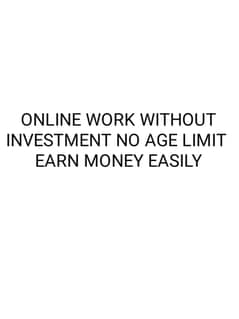 part time job without investment