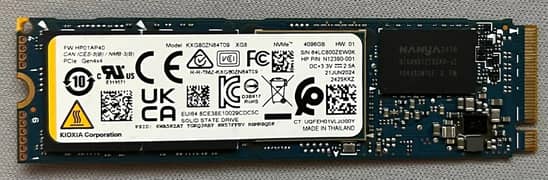Kioxia SSD 4TB XG7-P M. 2 2280 KXG70PN84T09 NVMe PCIe 4.0 Gen4