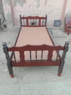 Single bed solid wood antique only one