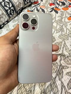 iphone 15pro max 256gb sim time 4month avilable