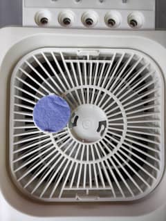 New Portable AC Cooler Fan Mist Humidifier Nightlight & Timer Original