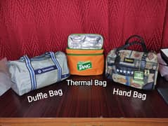 Pack of 4 Luggage Bags Duffle Bag Tote hand Bag Thermal Cooler Bag