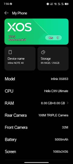 Infinx note40