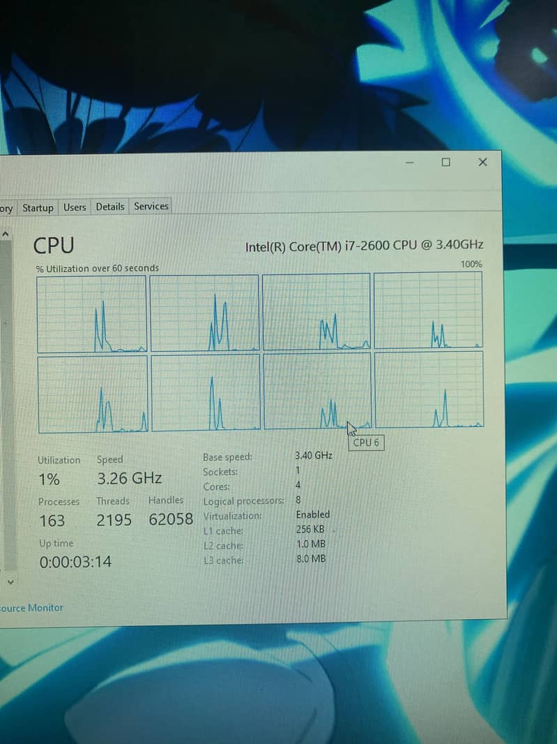 Core i7 2nd gen gaming computer 4-core 8-threads 10