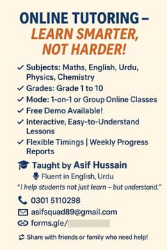 online & physical tuition classes