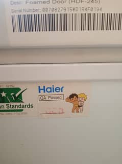 haier hdf 245 chest freezer deep freezer