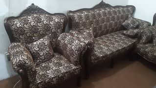 Sofa set//6 Seater sofa//Wooden Sofa//3+2+1 Seater