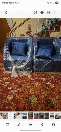 Sofa chairs for drawing room. They r two of them.
