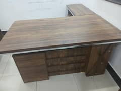 office table with side table