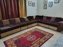 9 seater L shape sofa