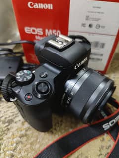 CANON EOS M50 MARK 2 (SEALED PACK/INTERNATIONAL WARRANTED/ALMOST NEW)